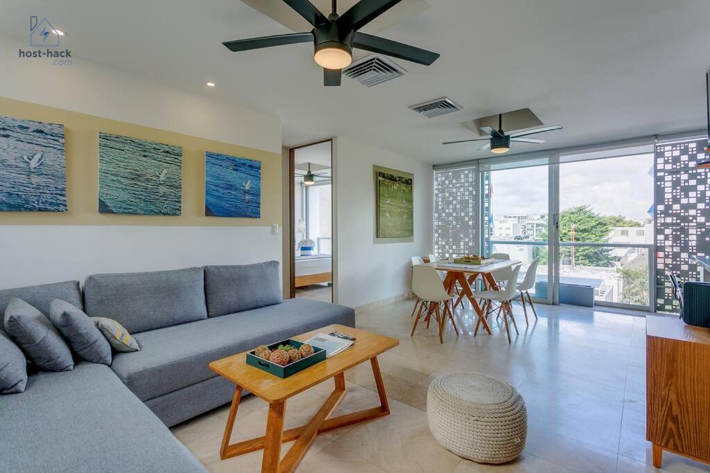 Danzamar 7, Modern Apartment 2 Blocks Away From 5Th Avenue 普拉亚卡门 外观 照片