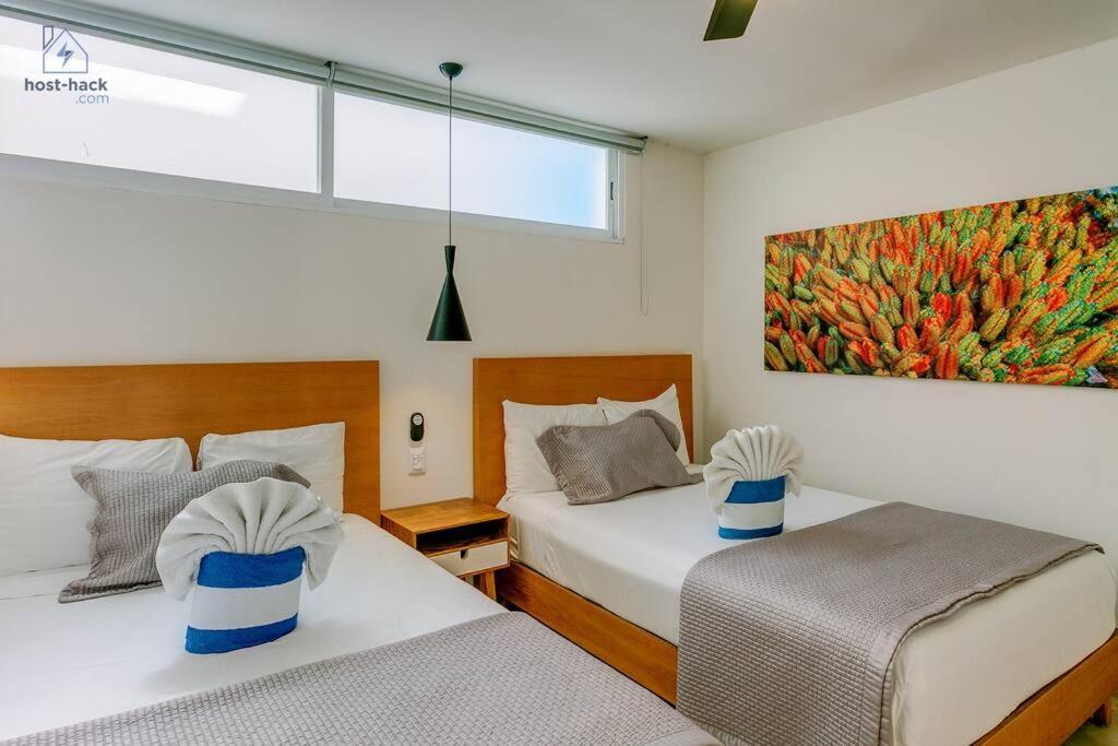 Danzamar 7, Modern Apartment 2 Blocks Away From 5Th Avenue 普拉亚卡门 外观 照片