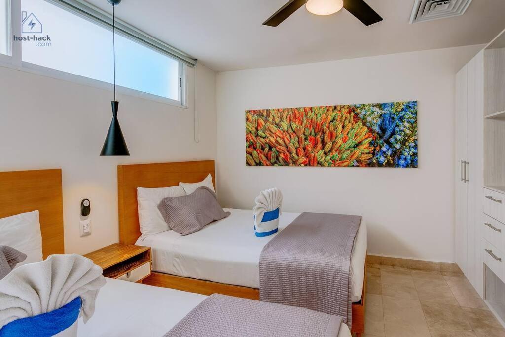 Danzamar 7, Modern Apartment 2 Blocks Away From 5Th Avenue 普拉亚卡门 外观 照片