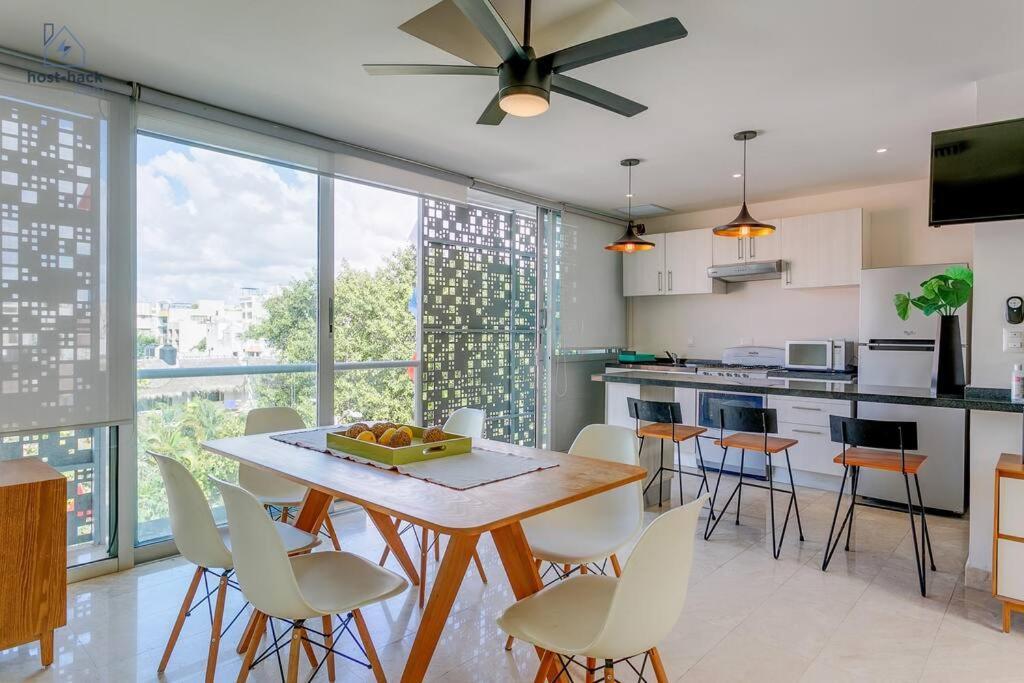 Danzamar 7, Modern Apartment 2 Blocks Away From 5Th Avenue 普拉亚卡门 外观 照片