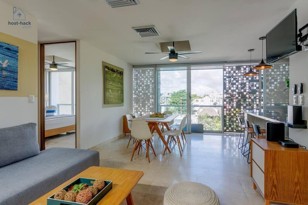 Danzamar 7, Modern Apartment 2 Blocks Away From 5Th Avenue 普拉亚卡门 外观 照片